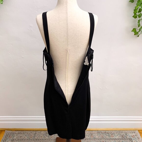 Vintage Ann Taylor Black Bow Dress Size 10 - Picture 7 of 8